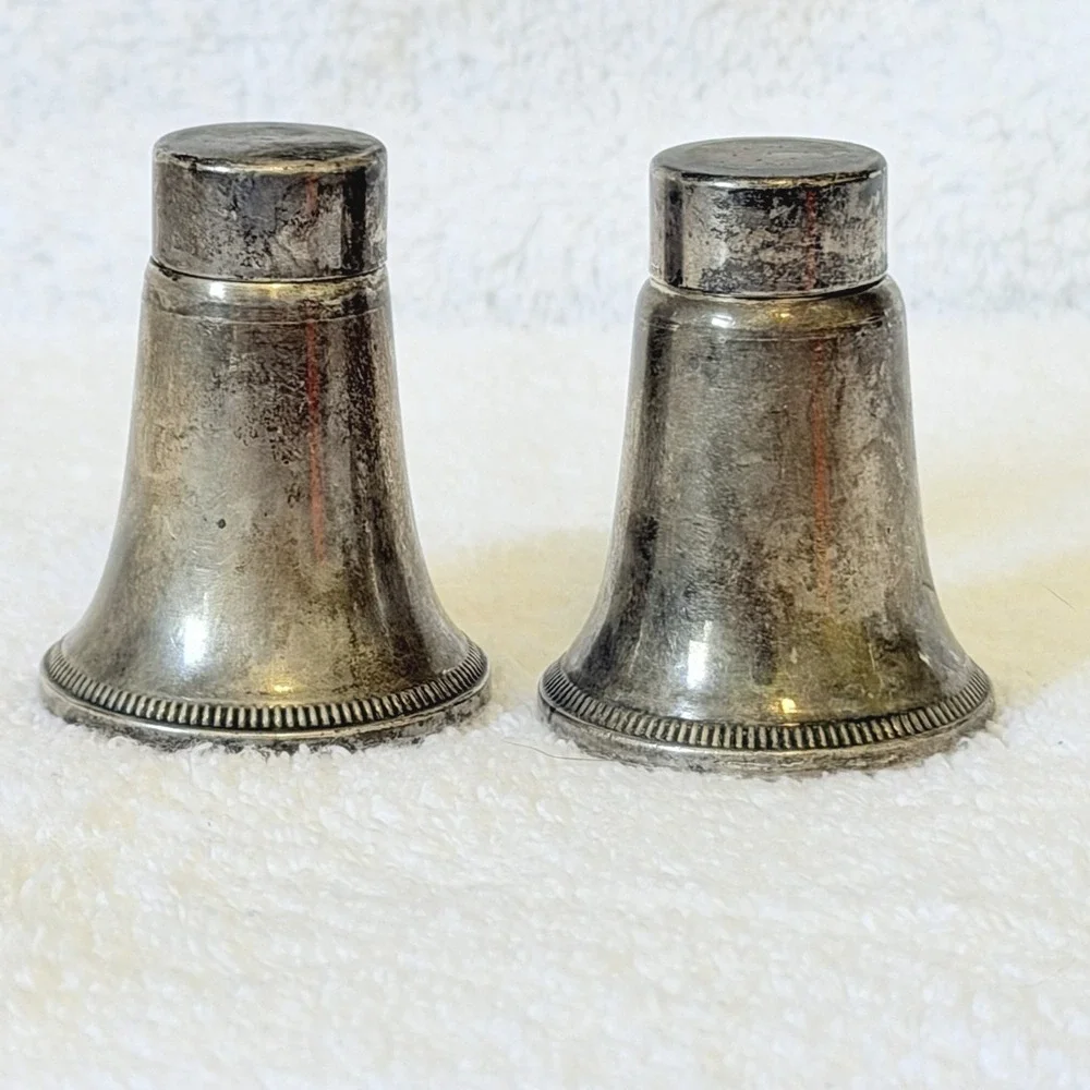 Vintage MCM Duchin Creation Sterling Silver Weighted Salt And Pepper Shakers